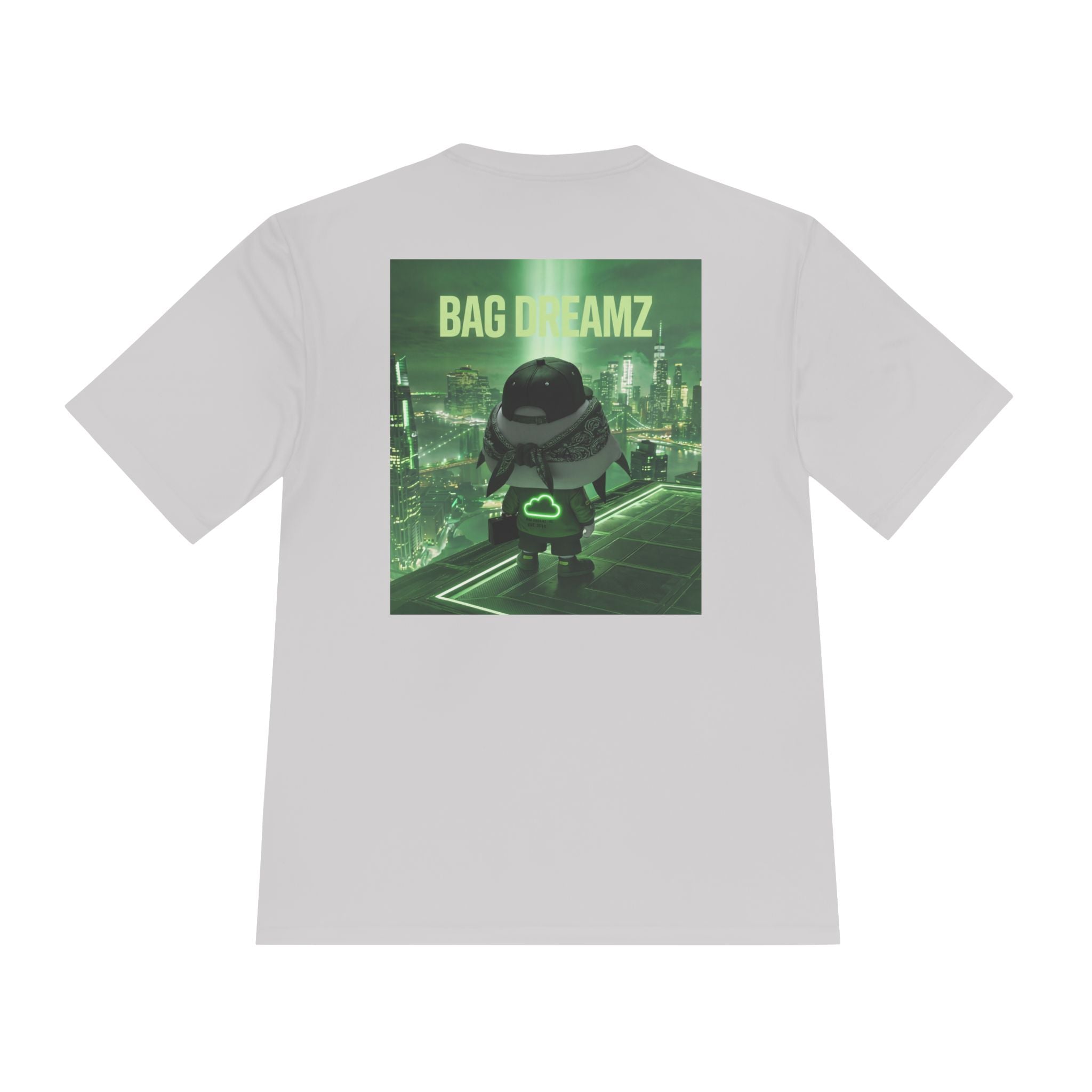 Bag Dreamz astronaut graphic tee | Die Dreamin' cityscape T-Shirt